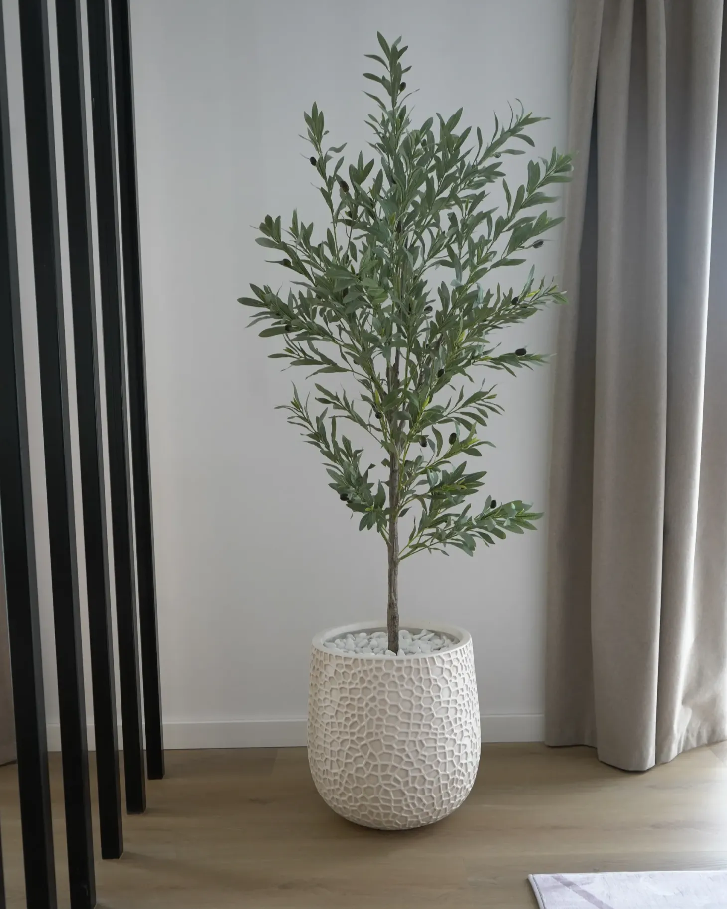 Donica QIYUN 41 cm Jasnobeżowy