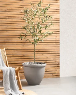 Donica TESALIA 49 cm Szary