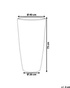 Donica TSERIA 40 cm Czarny