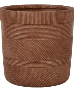 Donica VOULA 36 cm Złoty brąz