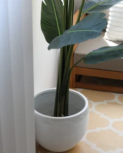 Donica ZAKROS 38 cm Biały