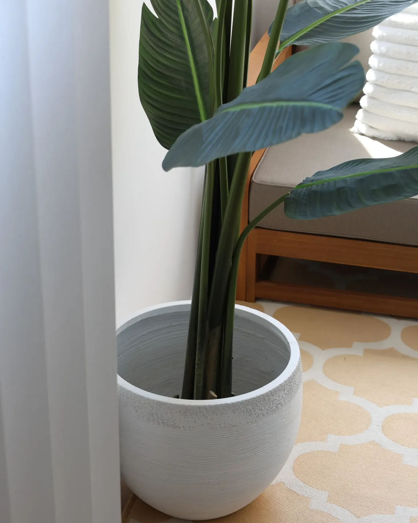 Donica ZAKROS 38 cm Biały