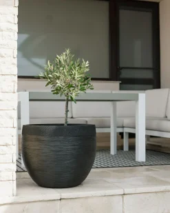 Donica ZAKROS 50 cm Czarny