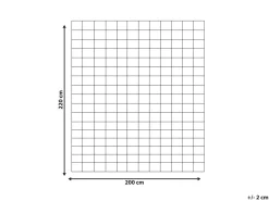 Dwuwarstwowa kołdra Poliester Całoroczna KORAB 200 x 220 cm