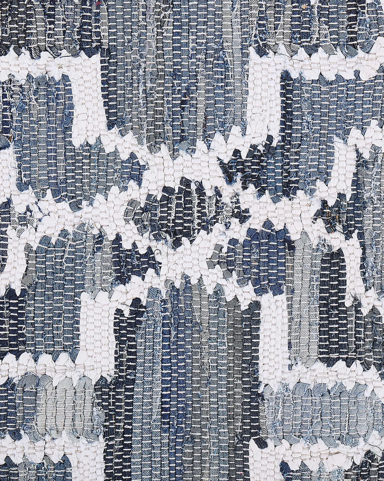 Dywan ADIYAMAN Niebieski 140 x 200 cm Bawełna