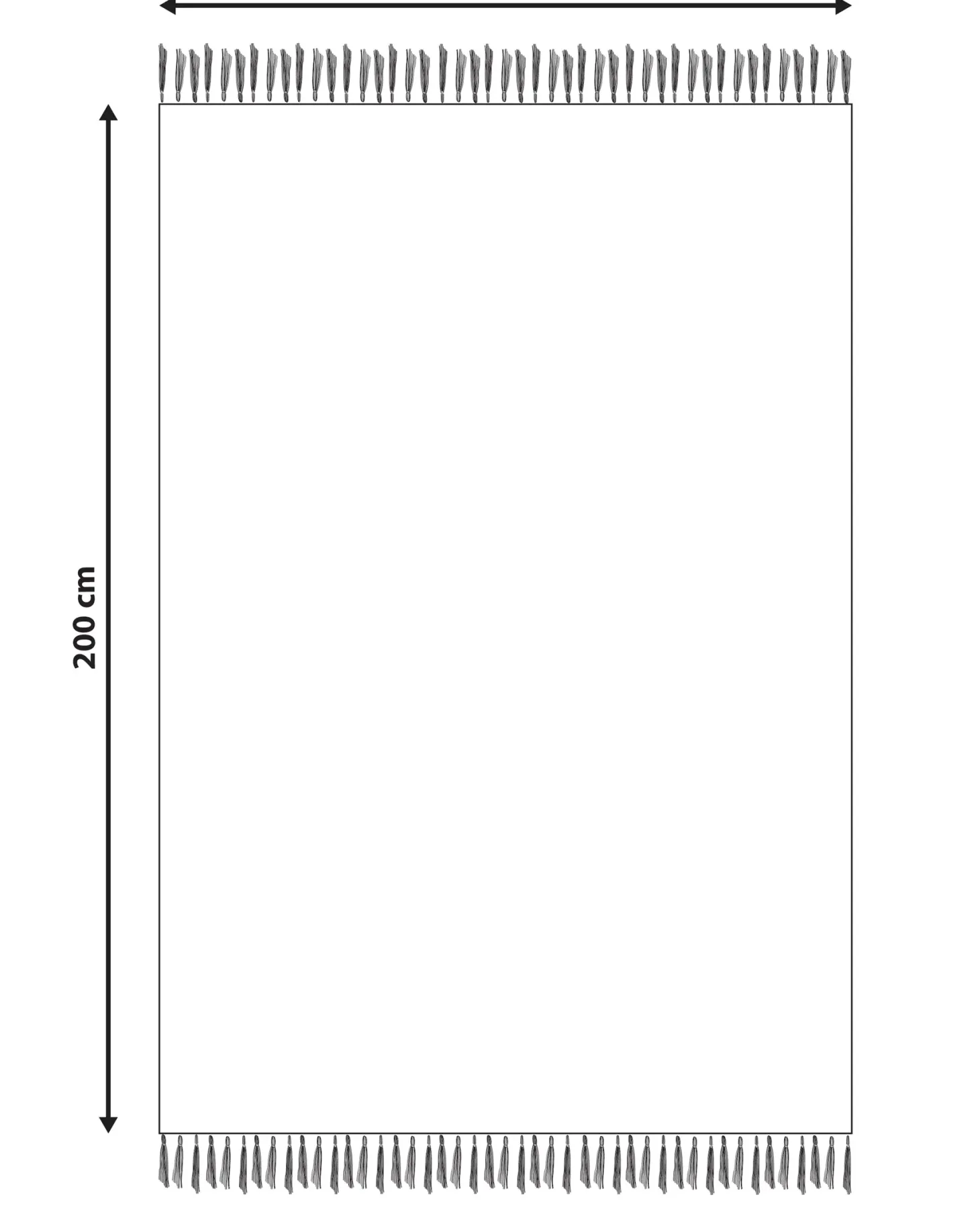 Dywan AFRIN Beżowy 140 x 200 cm Juta