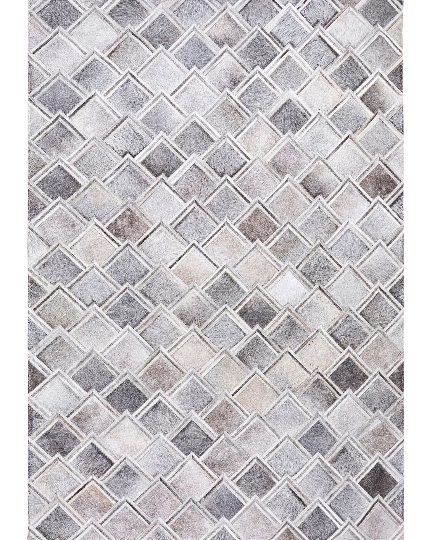 Dywan AGACLI Szary 160 x 230 cm Skóra naturalna
