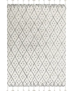Dywan AGADIR Złamana biel 160 x 230 cm Bawełna
