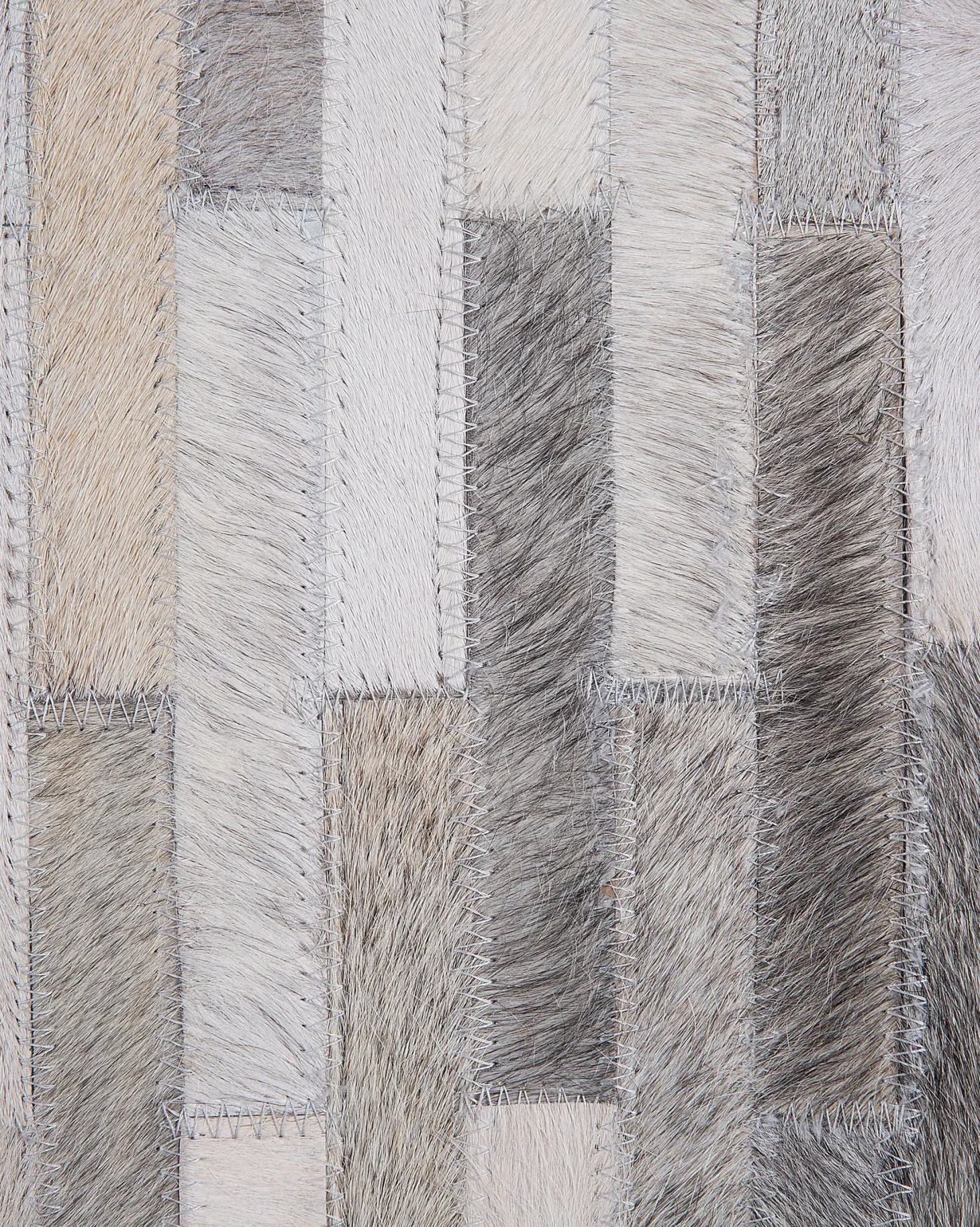 Dywan AHILLI Szary 160 x 230 cm Skóra naturalna