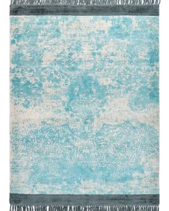 Dywan AKARSU Niebieski 160 x 230 cm Wiskoza