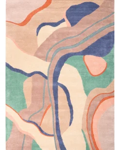 Dywan ALMORA Kolorowy 160 x 230 cm Wiskoza
