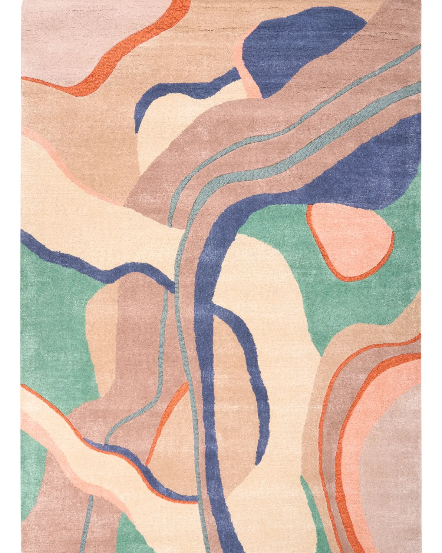 Dywan ALMORA Kolorowy 160 x 230 cm Wiskoza