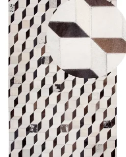 Dywan ALPKOY Biały 160 x 230 cm Skóra naturalna