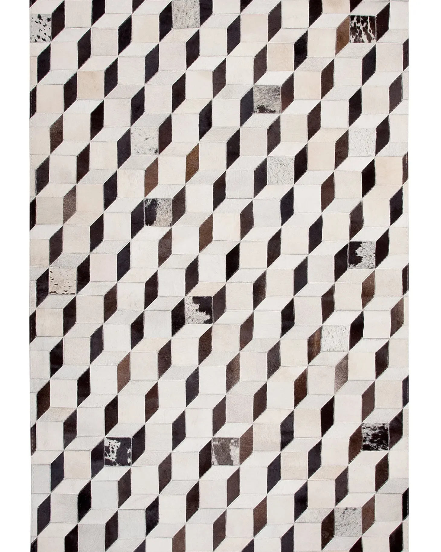 Dywan ALPKOY Biały 160 x 230 cm Skóra naturalna