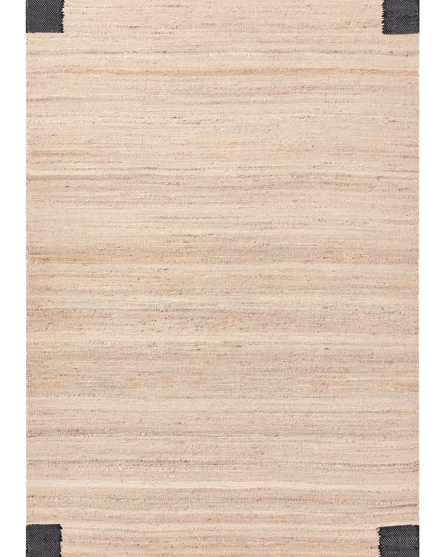Dywan AMRAVATI Czarny/ beżowy 160 x 230 cm Juta