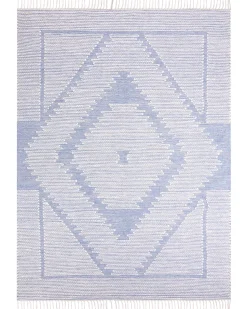 Dywan ANSAR Niebieski 160 x 230 cm Bawełna