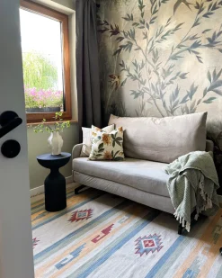 Dywan APARAN Beżowy 200 x 300 cm Bawełna Kilim
