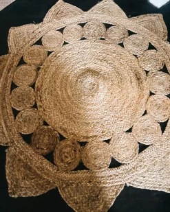 Dywan ARABAN Beżowy ø 120 cm Juta