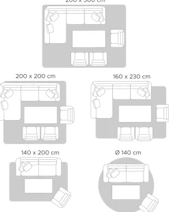 Dywan ARABAN Beżowy ø 120 cm Juta