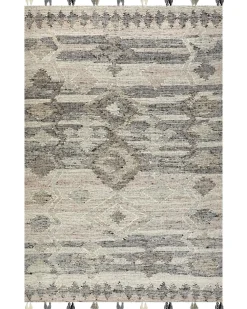 Dywan ARATASHEN Szary 200 x 300 cm Wełna Kilim