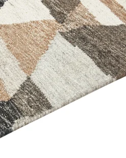 Dywan ARGAVAND Beżowy 160 x 230 cm Wełna Kilim
