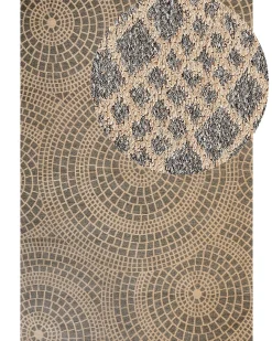 Dywan ARIBA Szary Beżowy 200 x 300 cm Juta