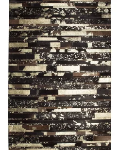 Dywan ARTVIN Brązowy 160 x 230 cm Skóra naturalna