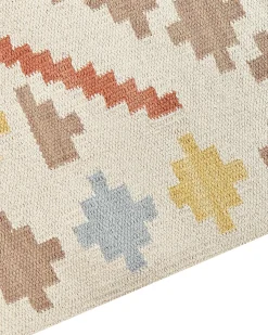 Dywan ATAN Kolorowy 200 x 300 cm Bawełna Kilim