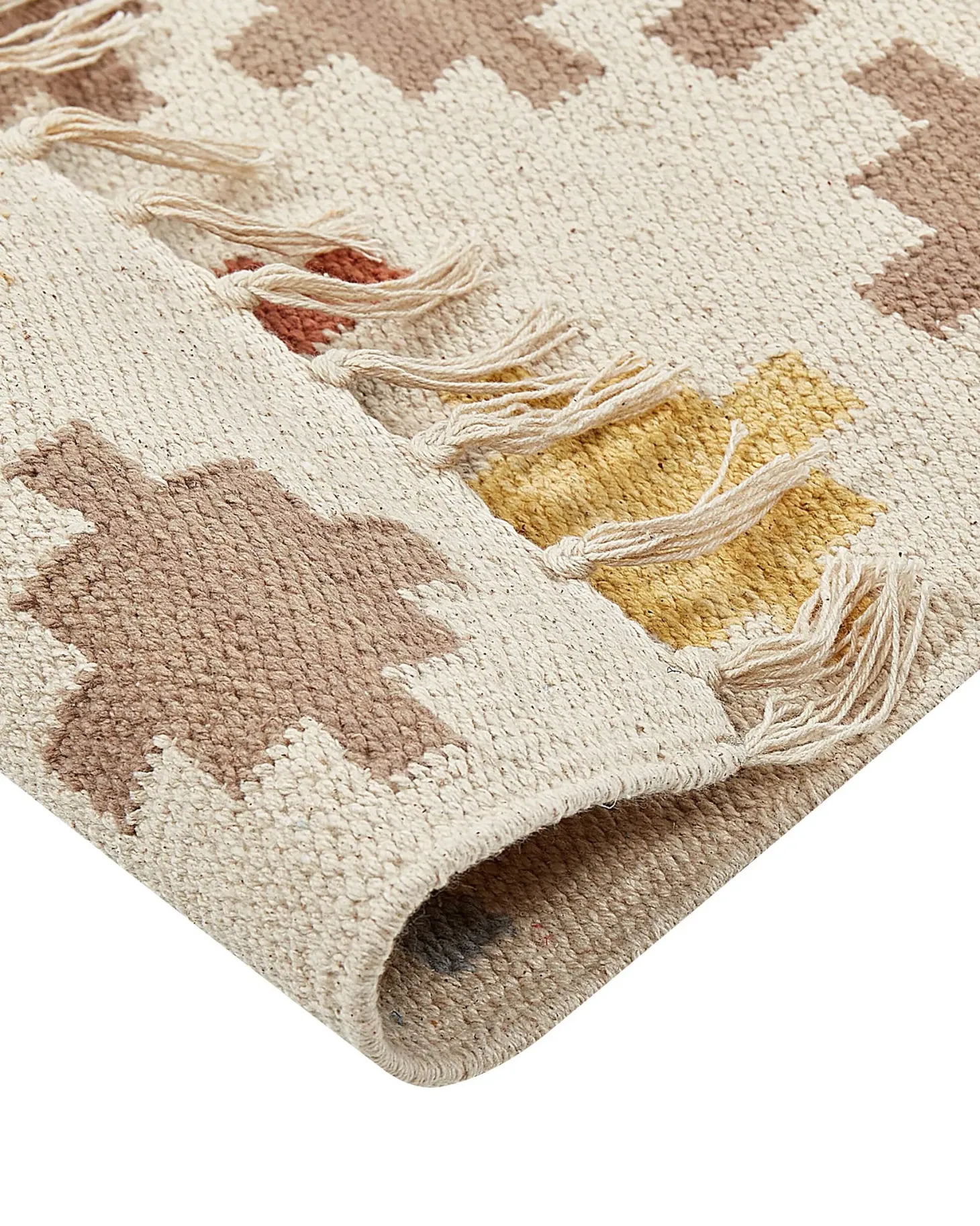 Dywan ATAN Kolorowy 200 x 300 cm Bawełna Kilim