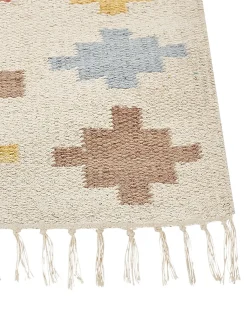 Dywan ATAN Kolorowy 200 x 300 cm Bawełna Kilim
