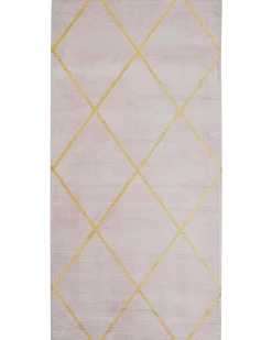 Dywan ATIKE Różowy 80 x 150 cm Wiskoza