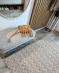 Dywan ATIMA Beżowy 160 x 230 cm Juta
