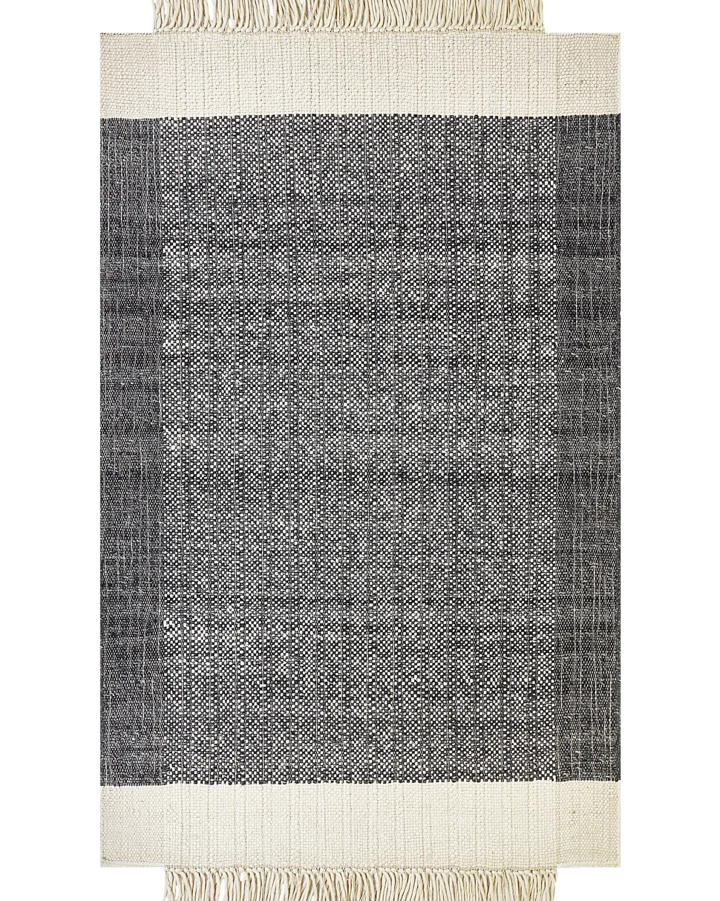 Dywan ATLANTI Czarny 160 x 230 cm Wełna