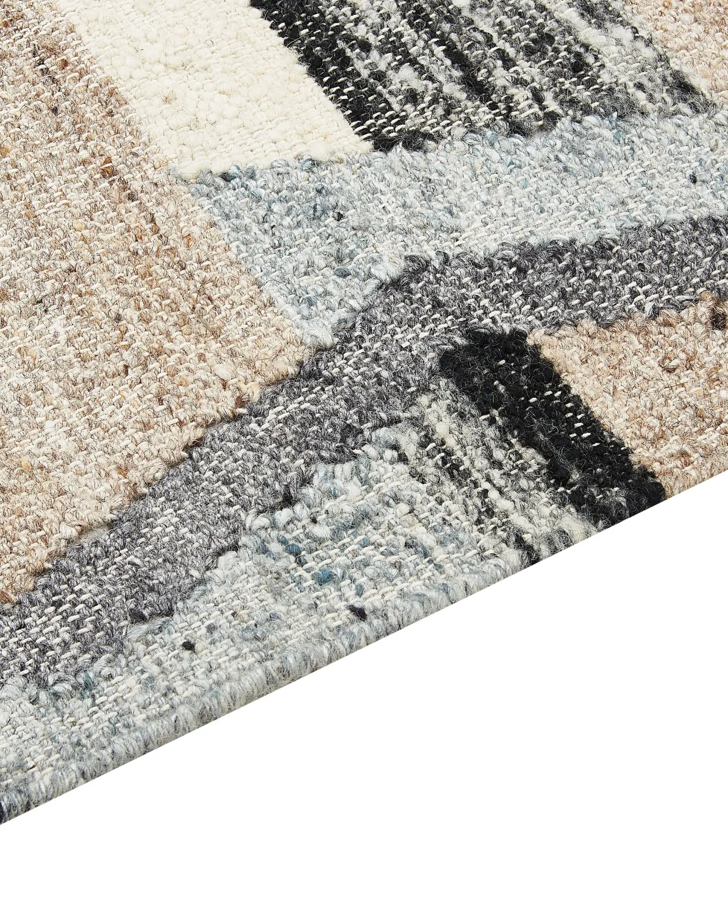 Dywan AYGEZARD Kolorowy 160 x 230 cm Wełna Kilim