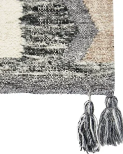 Dywan AYGEZARD Kolorowy 160 x 230 cm Wełna Kilim