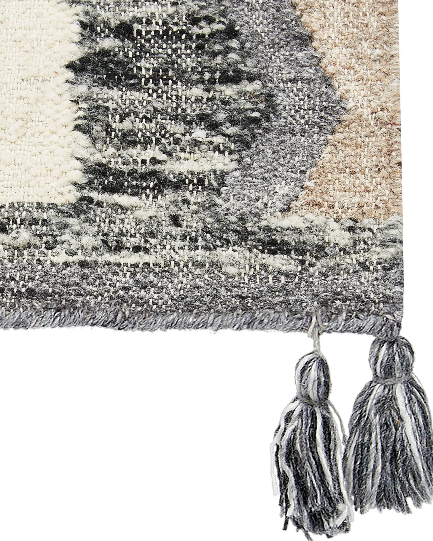 Dywan AYGEZARD Kolorowy 160 x 230 cm Wełna Kilim