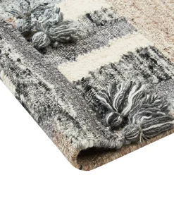 Dywan AYGEZARD Kolorowy 160 x 230 cm Wełna Kilim