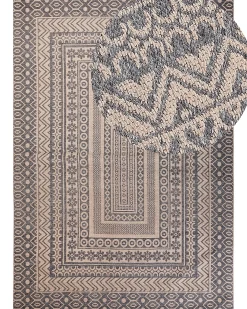 Dywan BAGLAR Szary 160 x 230 cm Juta