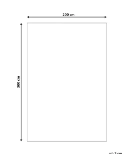 Dywan BARZAH Zielony 200 x 300 cm Bawełna