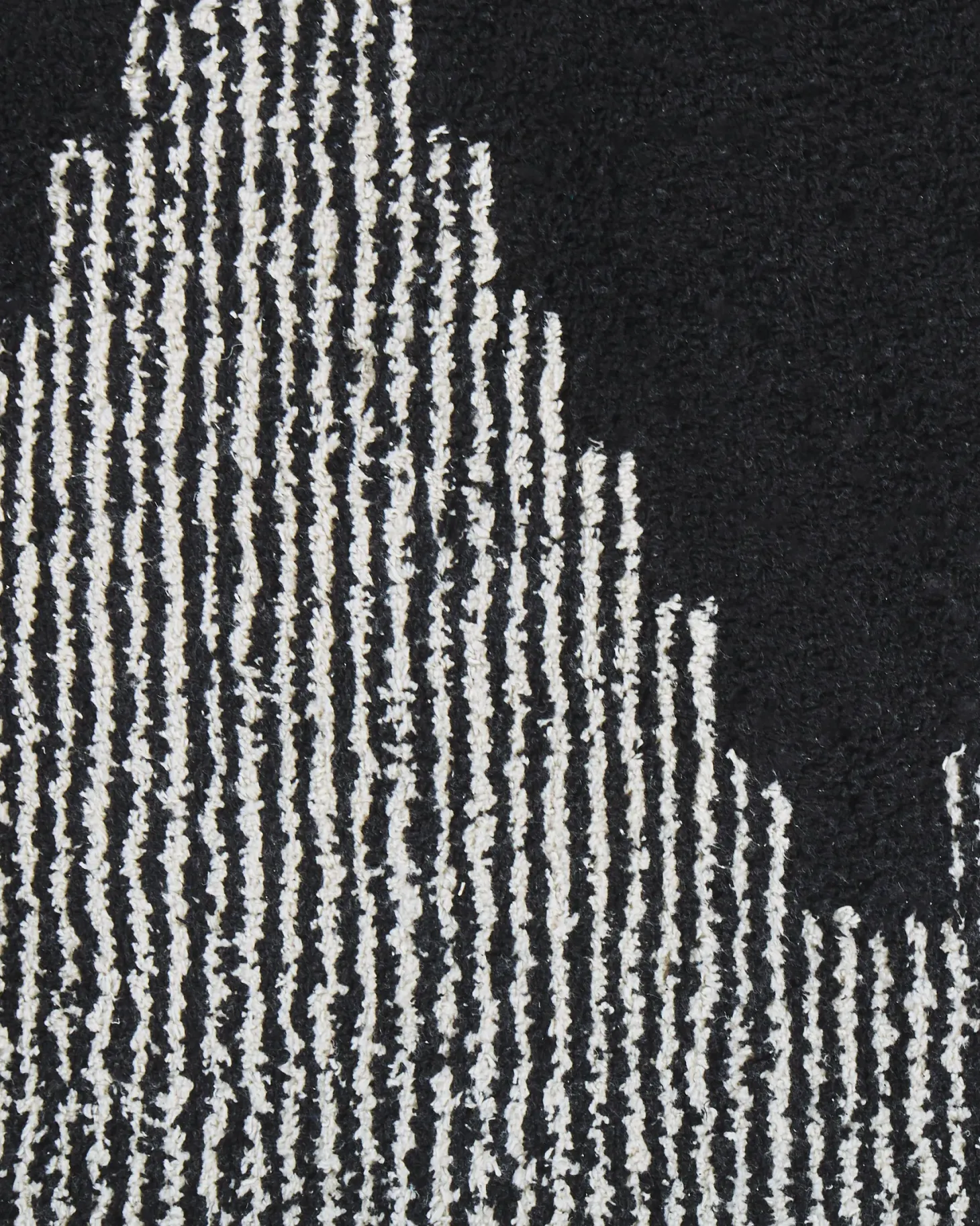 Dywan BATHINDA Czarny/ biały 160 x 230 cm Bawełna