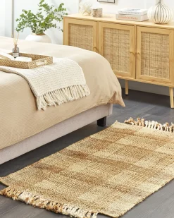 Outlet Dywan BERISSA Beżowy Juta Wyprzedaż Dywanów