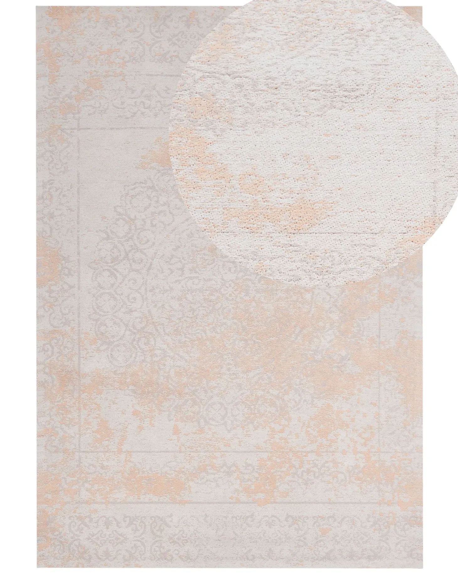 Dywan BEYKOZ Beżowy 140 x 200 cm Bawełna