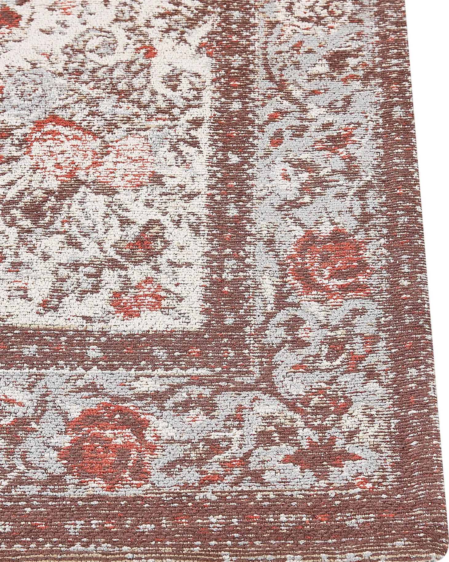 Dywan BINNISZ Czerwony 80 x 150 cm Bawełna