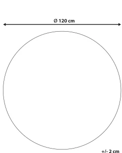 Dywan BUCAK Beżowy ø 120 cm Juta