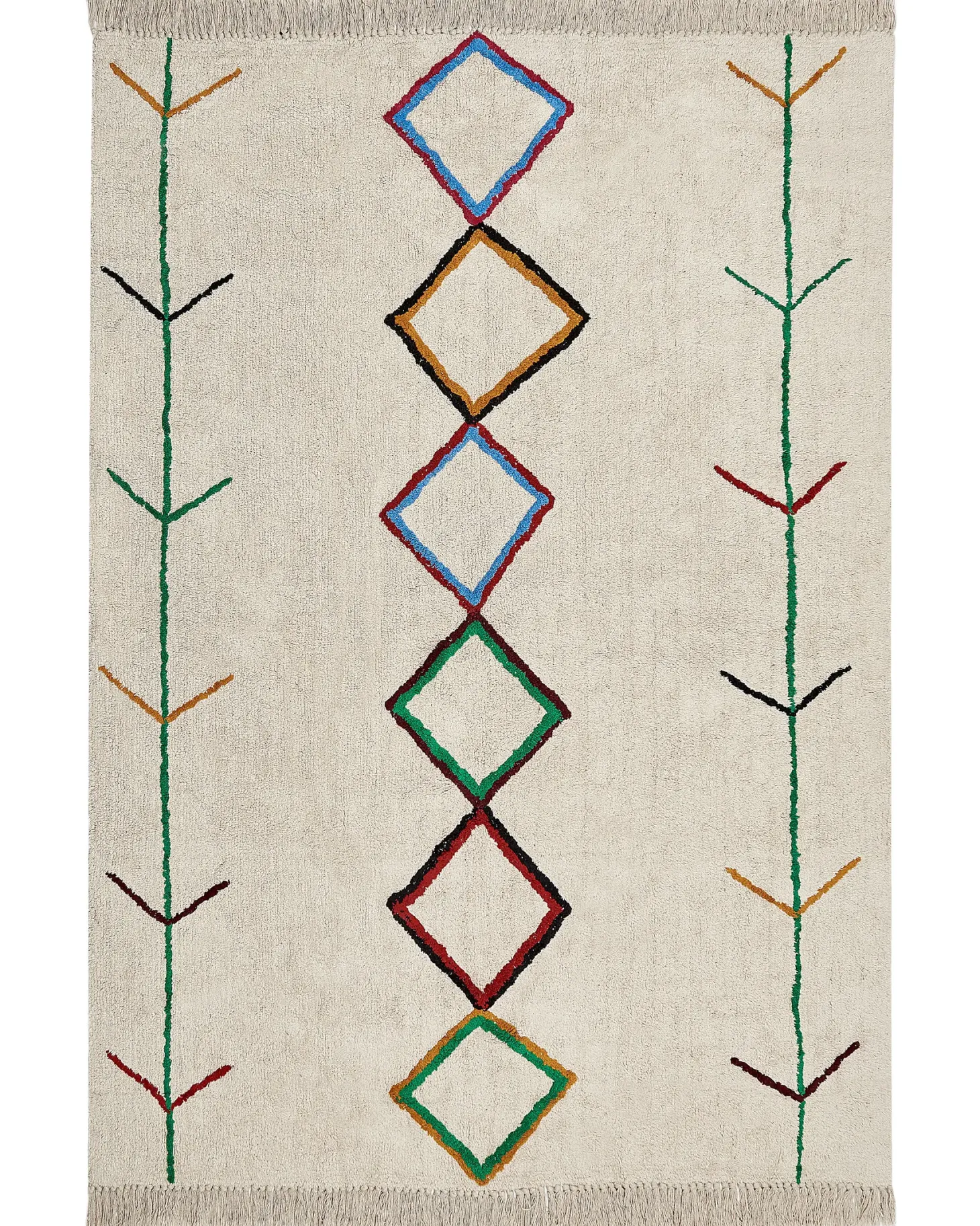 Dywan CETMI Beżowy 160 x 230 cm Bawełna
