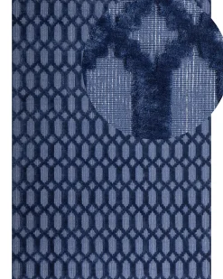 Dywan CIZRE Granatowy 160 x 230 cm Wiskoza