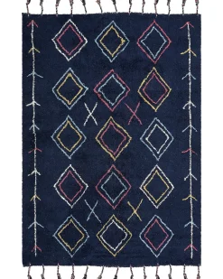Dywan CORUM Czarny 160 x 230 cm Bawełna