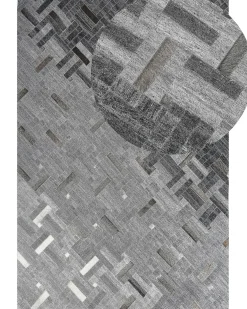 Dywan DARA Szary 140 x 200 cm Wiskoza