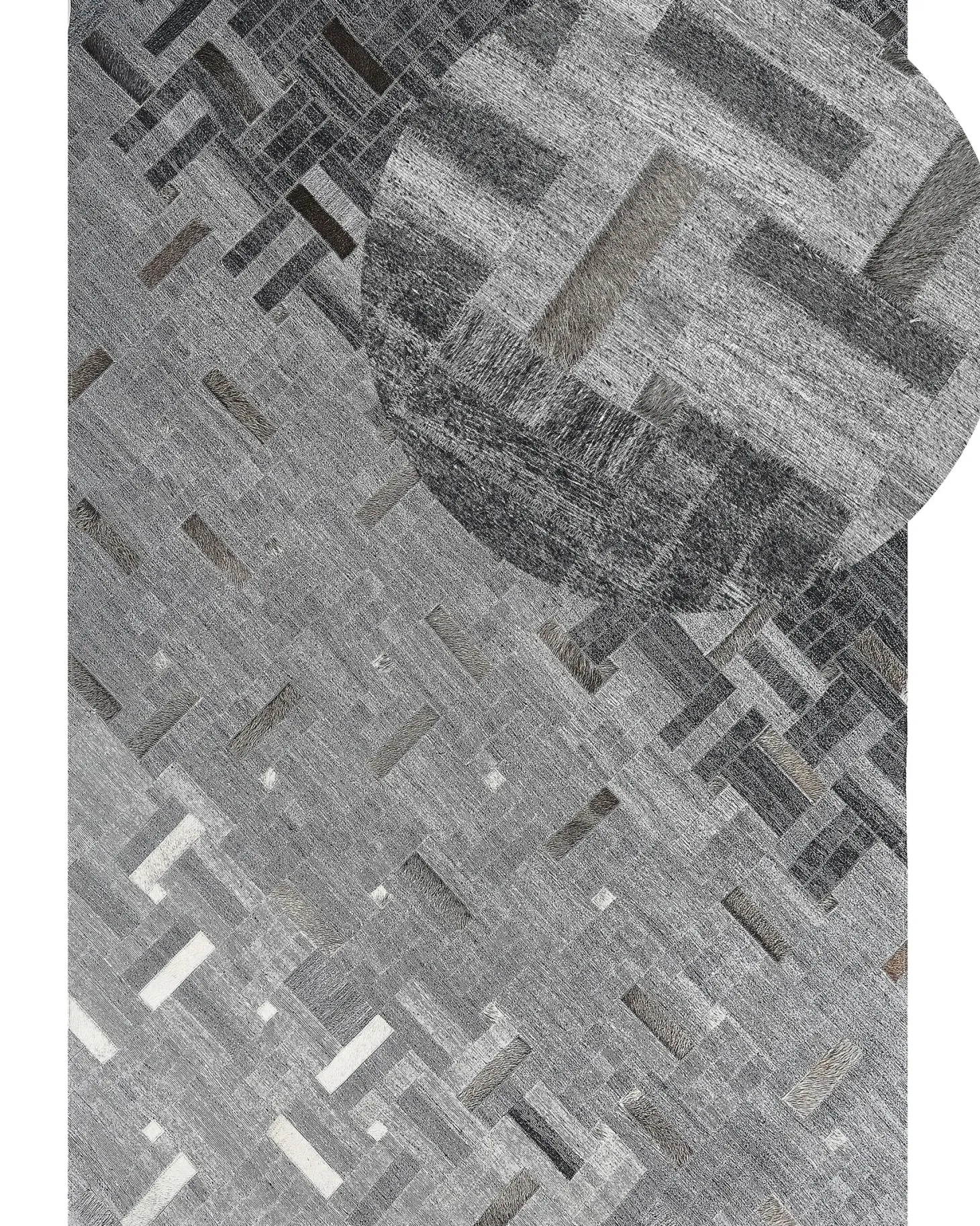 Dywan DARA Szary 140 x 200 cm Wiskoza