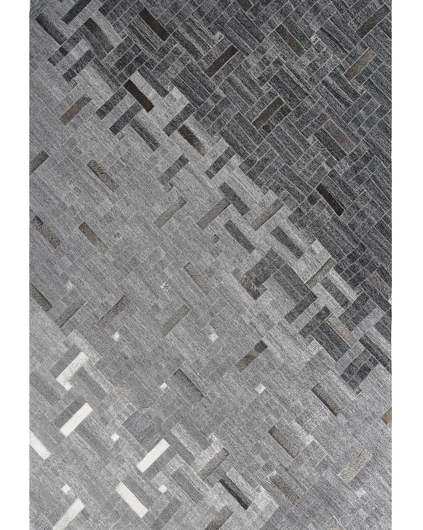 Dywan DARA Szary 140 x 200 cm Wiskoza
